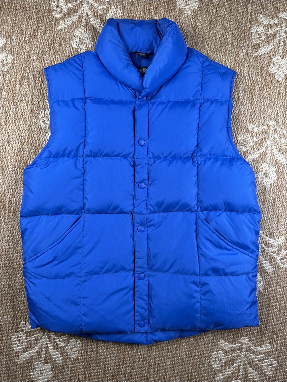 Lands' End Royal Blue Quilted Puffer Vest
